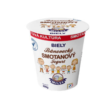 Bánovecký smetanový jogurt bílý 400g